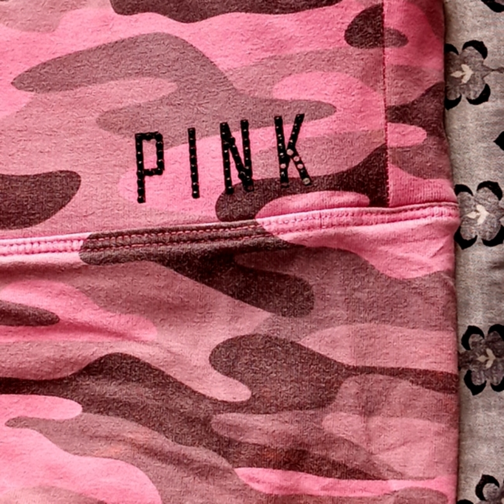 Camo- Pink PINK Tights
